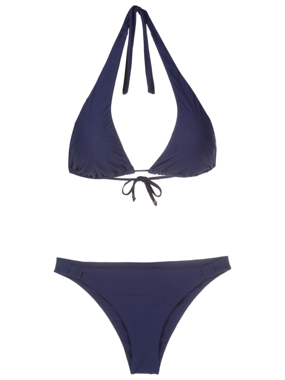 Amir Slama halterneck triangle bikini - Blue von Amir Slama