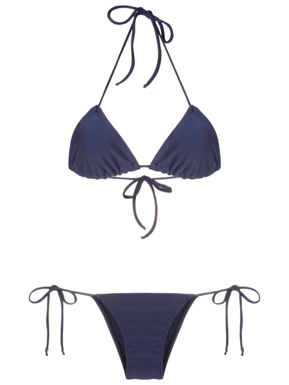 Amir Slama halterneck triangle bikini - Blue von Amir Slama
