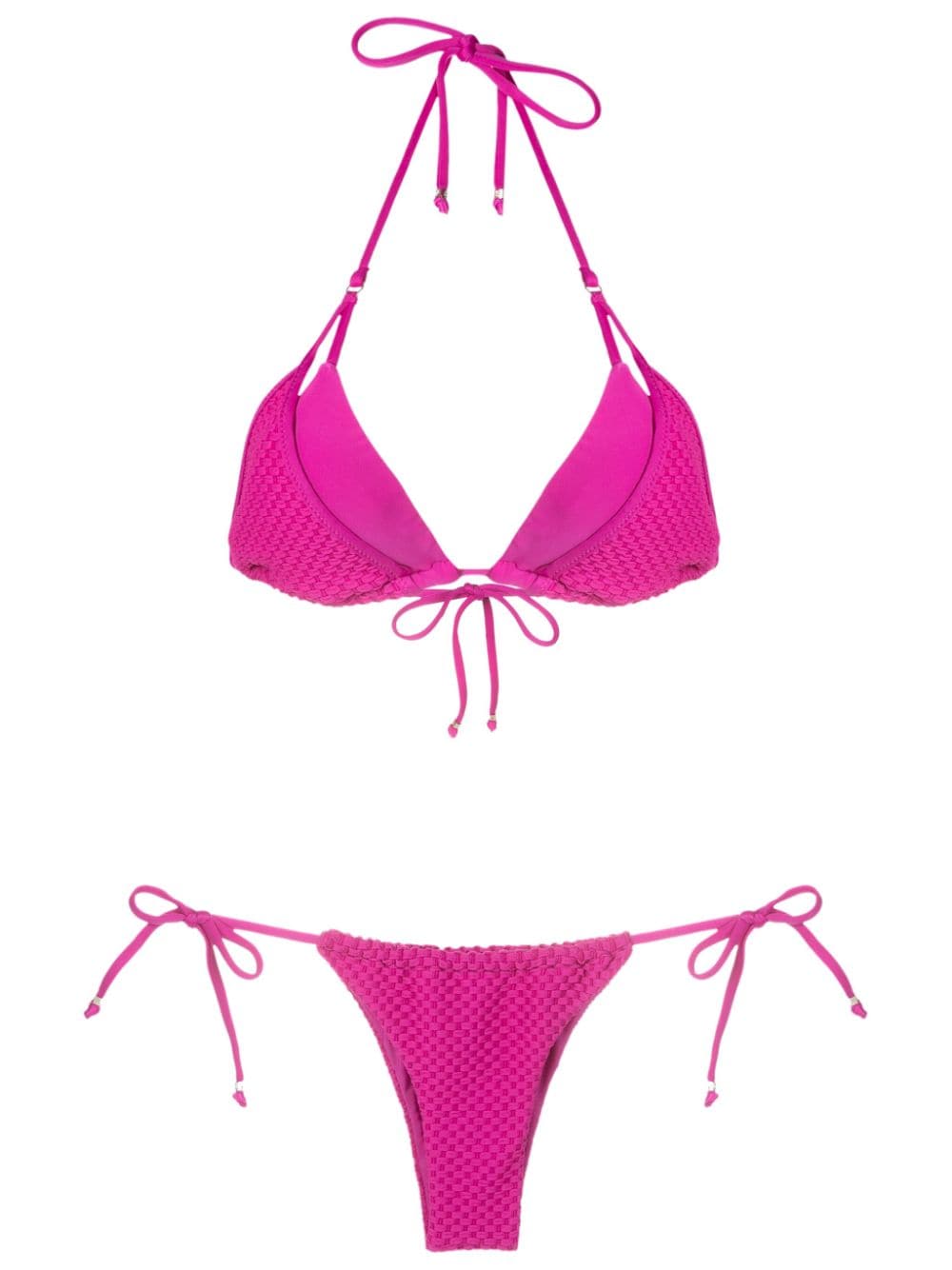 Amir Slama halterneck triangle bikini - Pink von Amir Slama