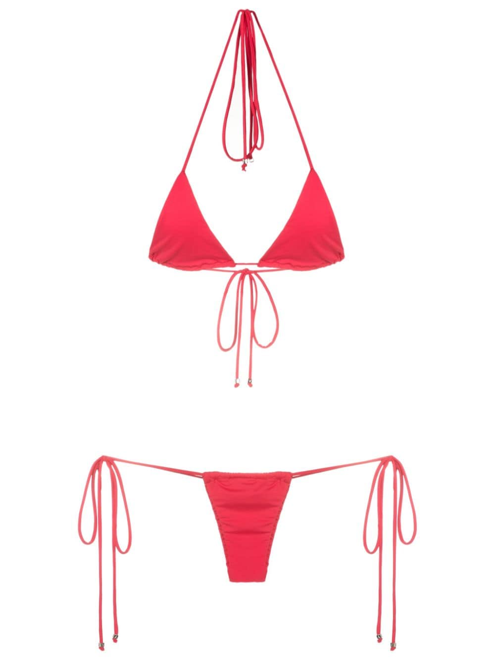 Amir Slama halterneck two-piece bikini - Red von Amir Slama