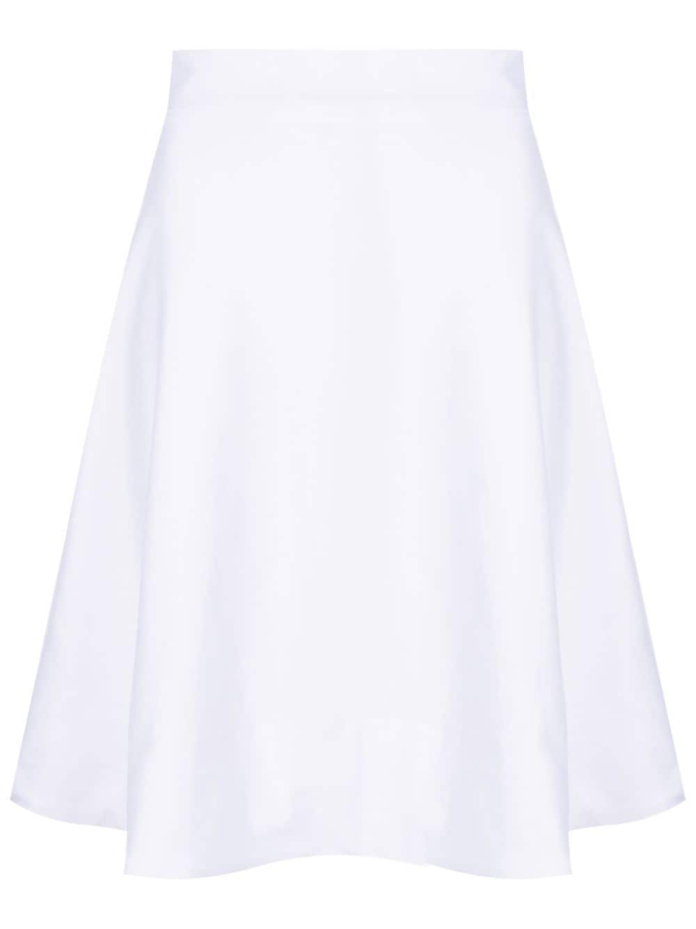 Amir Slama high-waist midi skirt - White von Amir Slama