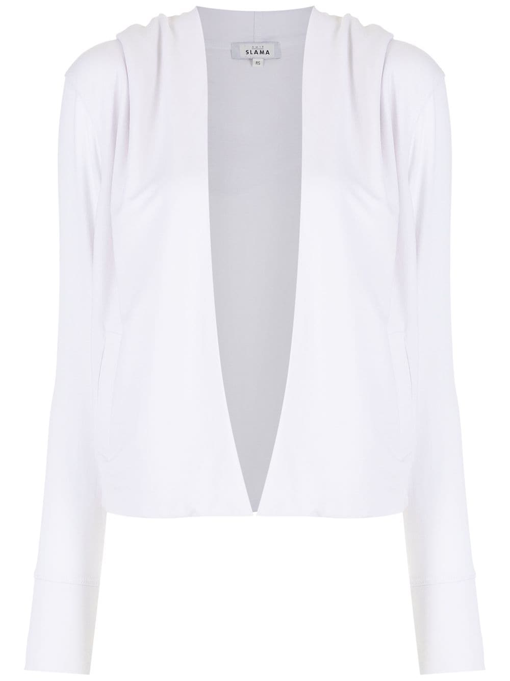 Amir Slama hooded open-front cardigan - White von Amir Slama