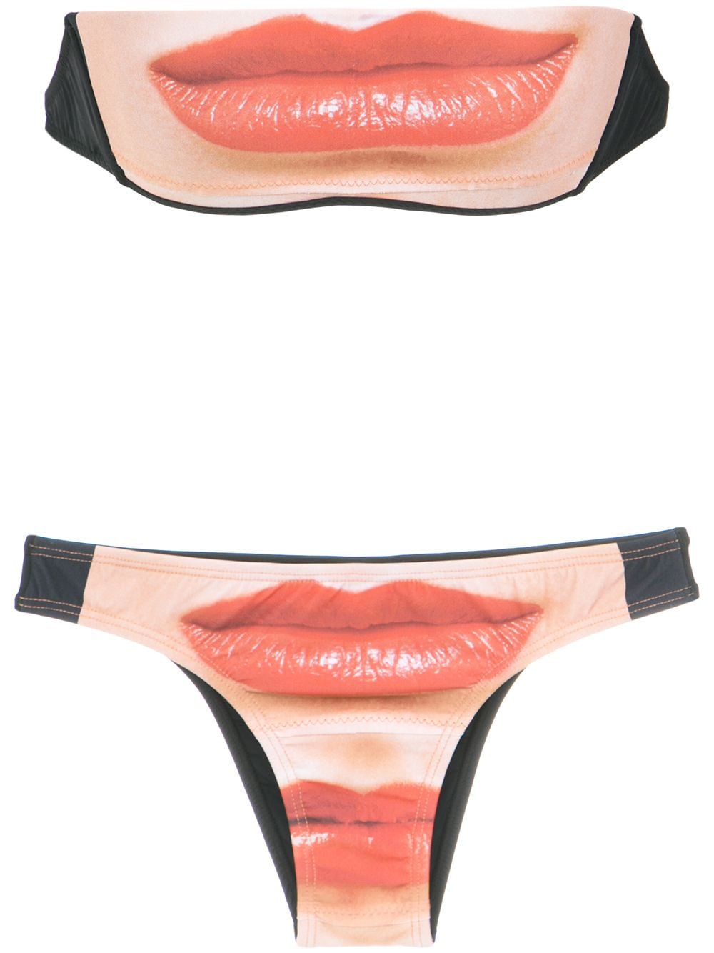 Amir Slama lips bikini set - Multicolour von Amir Slama