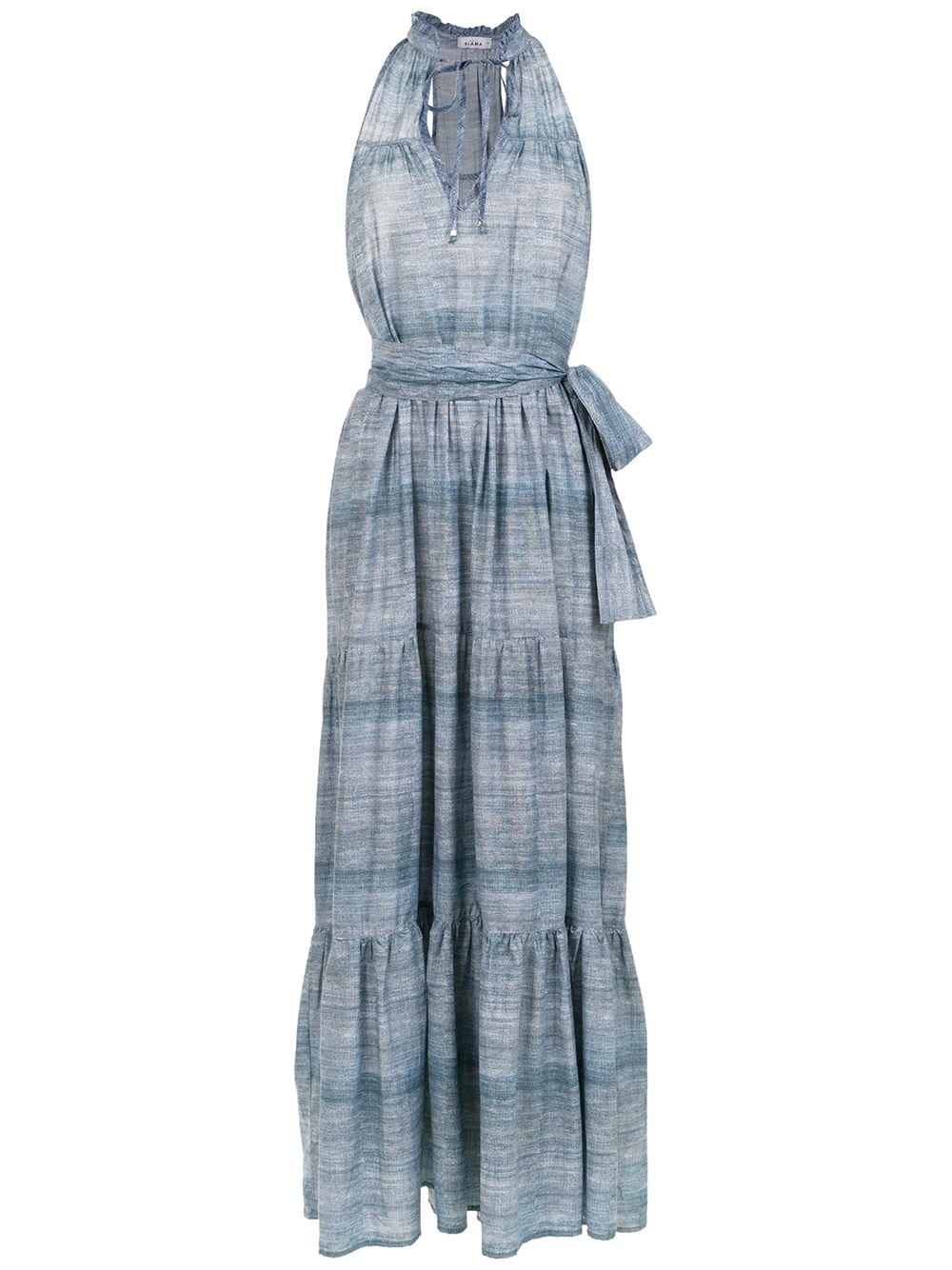 Amir Slama long denim dress - Blue von Amir Slama