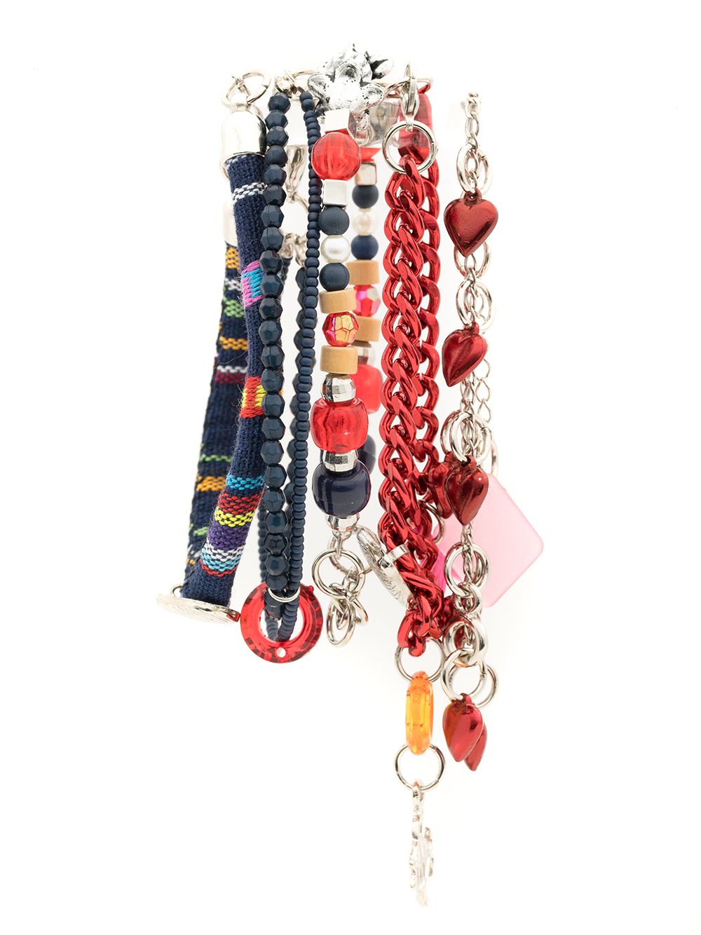 Amir Slama multi-chain beaded bracelet - Multicolour von Amir Slama