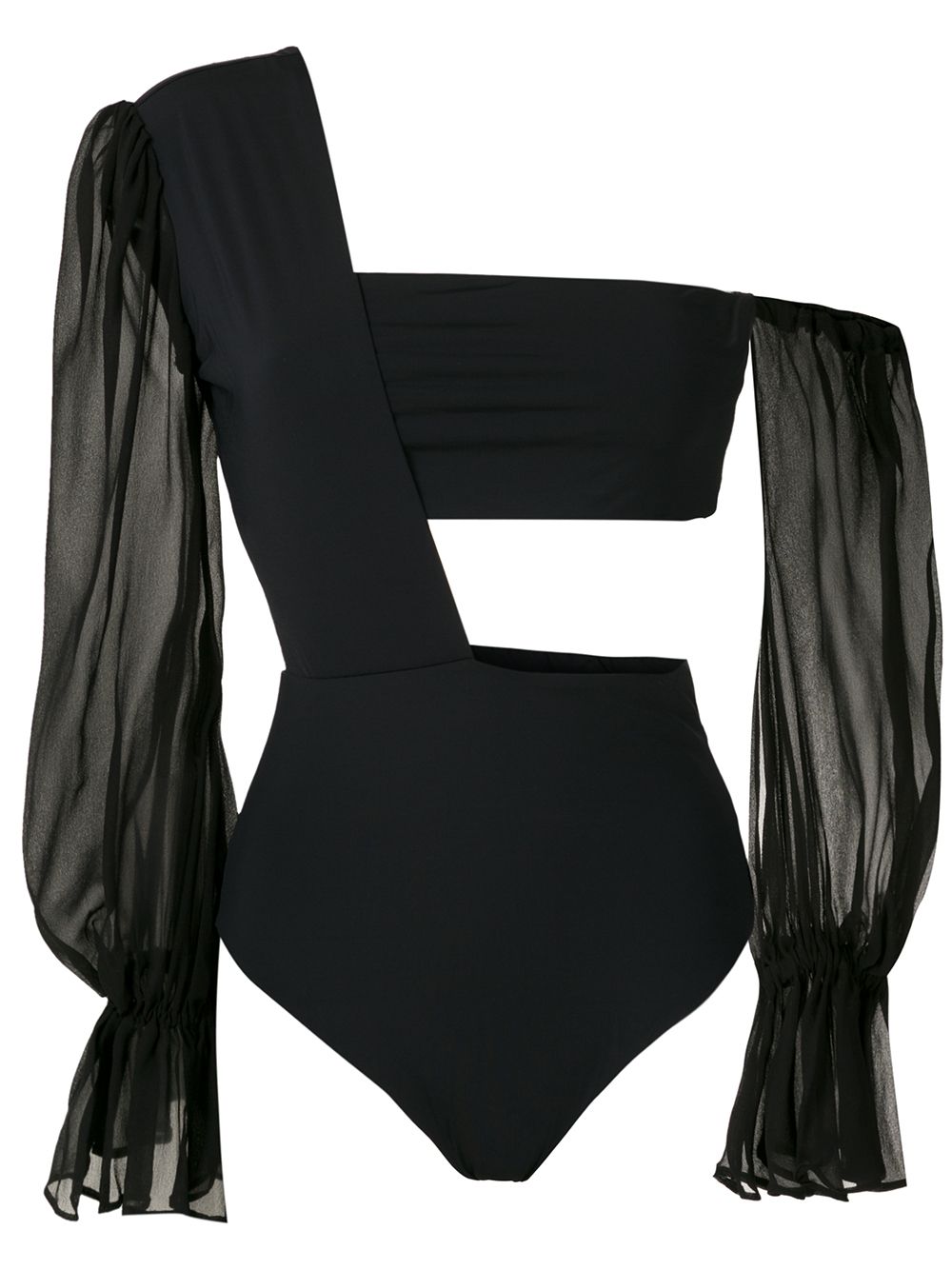 Amir Slama one shoulder bodysuit - Black von Amir Slama