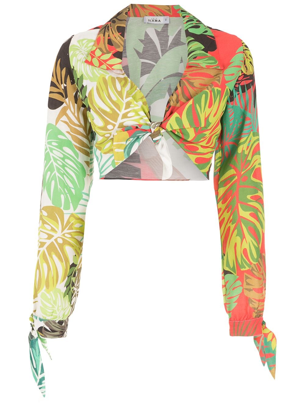 Amir Slama palm leaf print shirt - Multicolour von Amir Slama