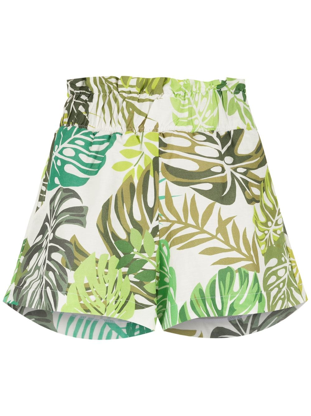 Amir Slama palm leaf print shorts - Green von Amir Slama