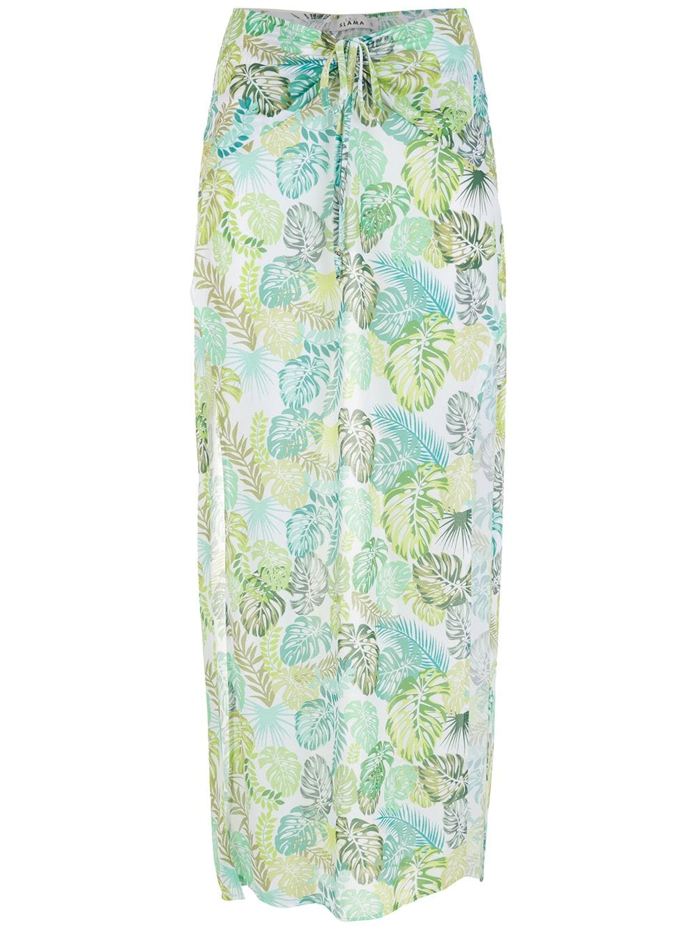 Amir Slama palm leaf print skirt - Green von Amir Slama