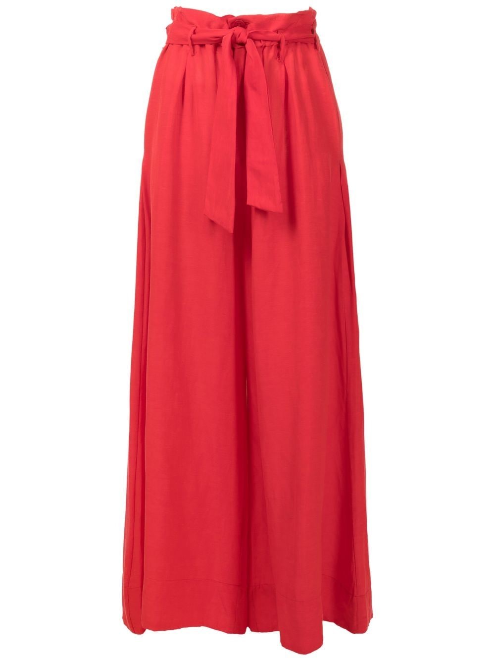 Amir Slama paperbag-waist palazzo trousers - Orange von Amir Slama