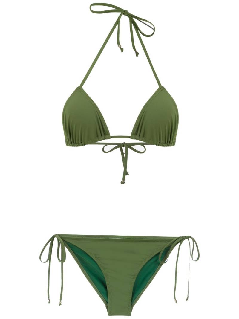 Amir Slama plain bikini set - Green von Amir Slama