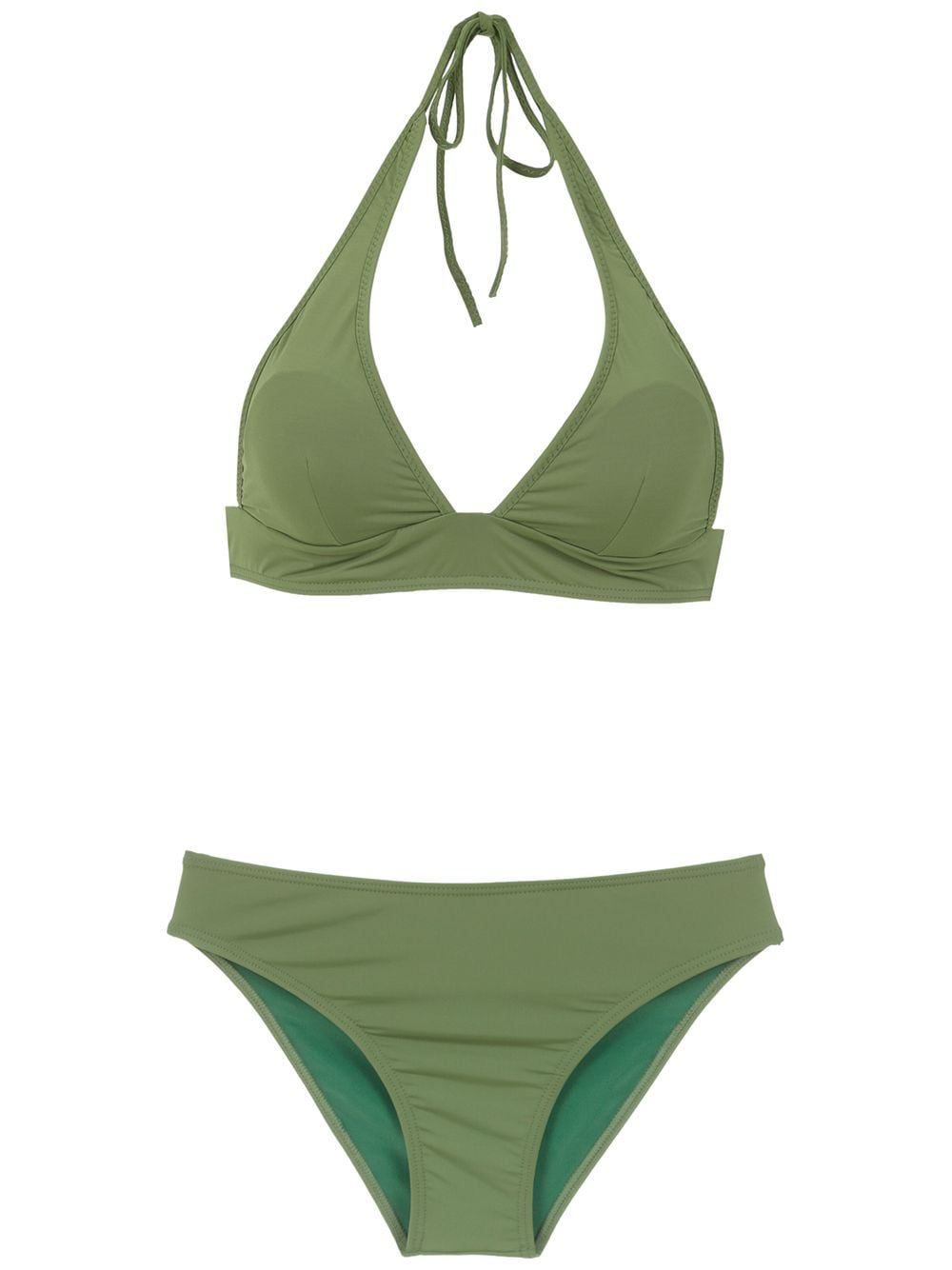 Amir Slama plain bikini set - Green von Amir Slama