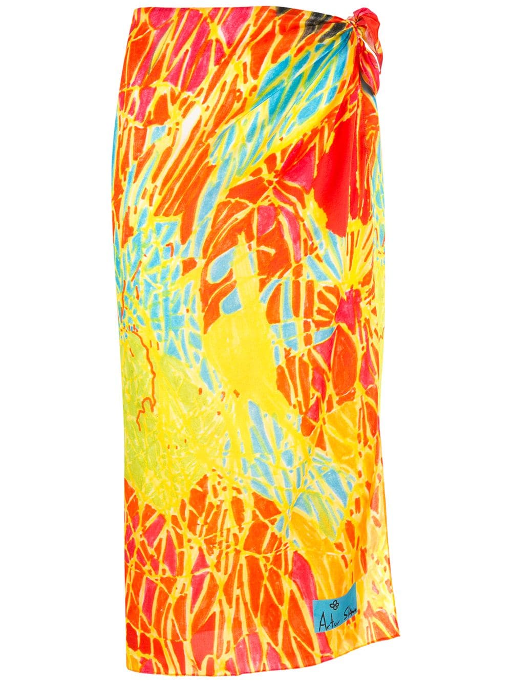 Amir Slama printed beach skirt - Multicolour von Amir Slama