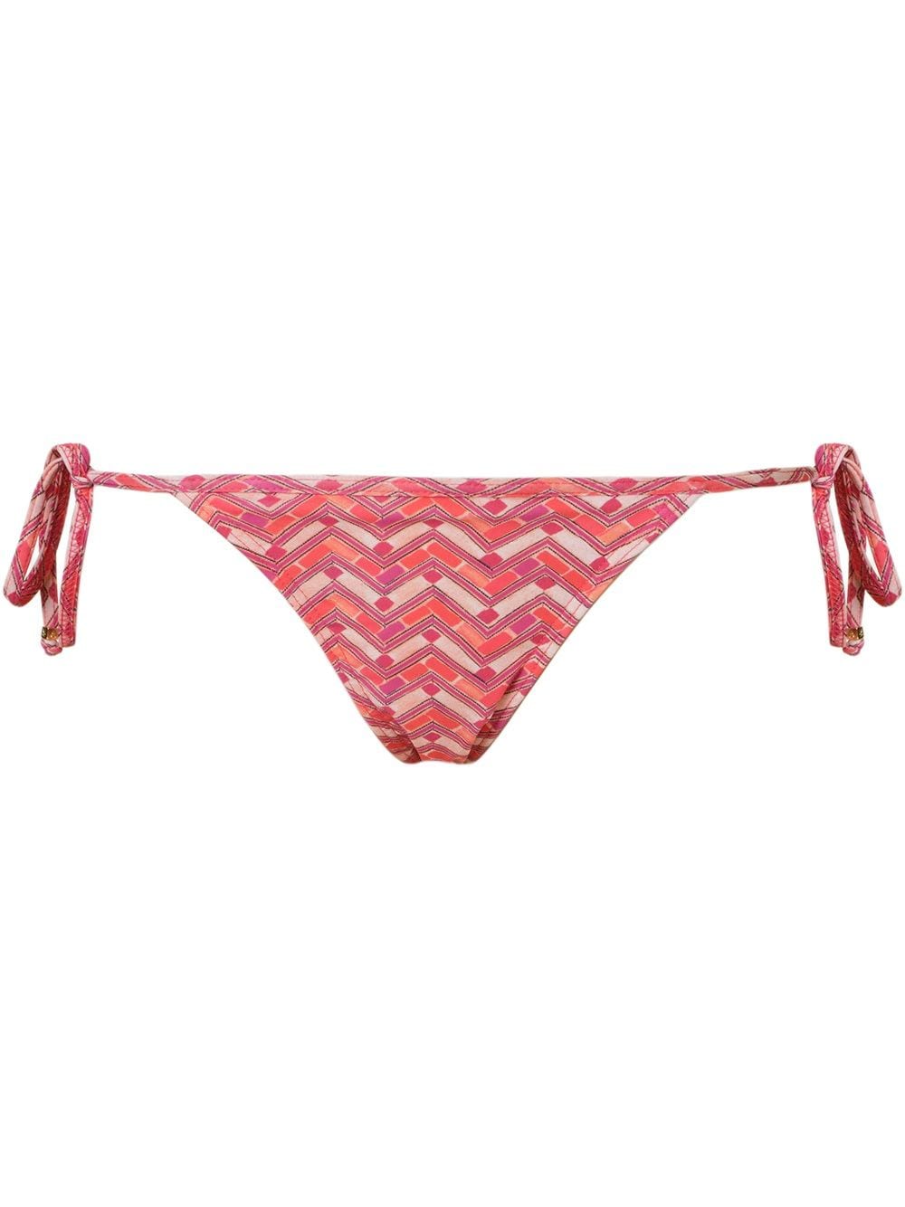 Amir Slama printed bikini bottons - Pink von Amir Slama