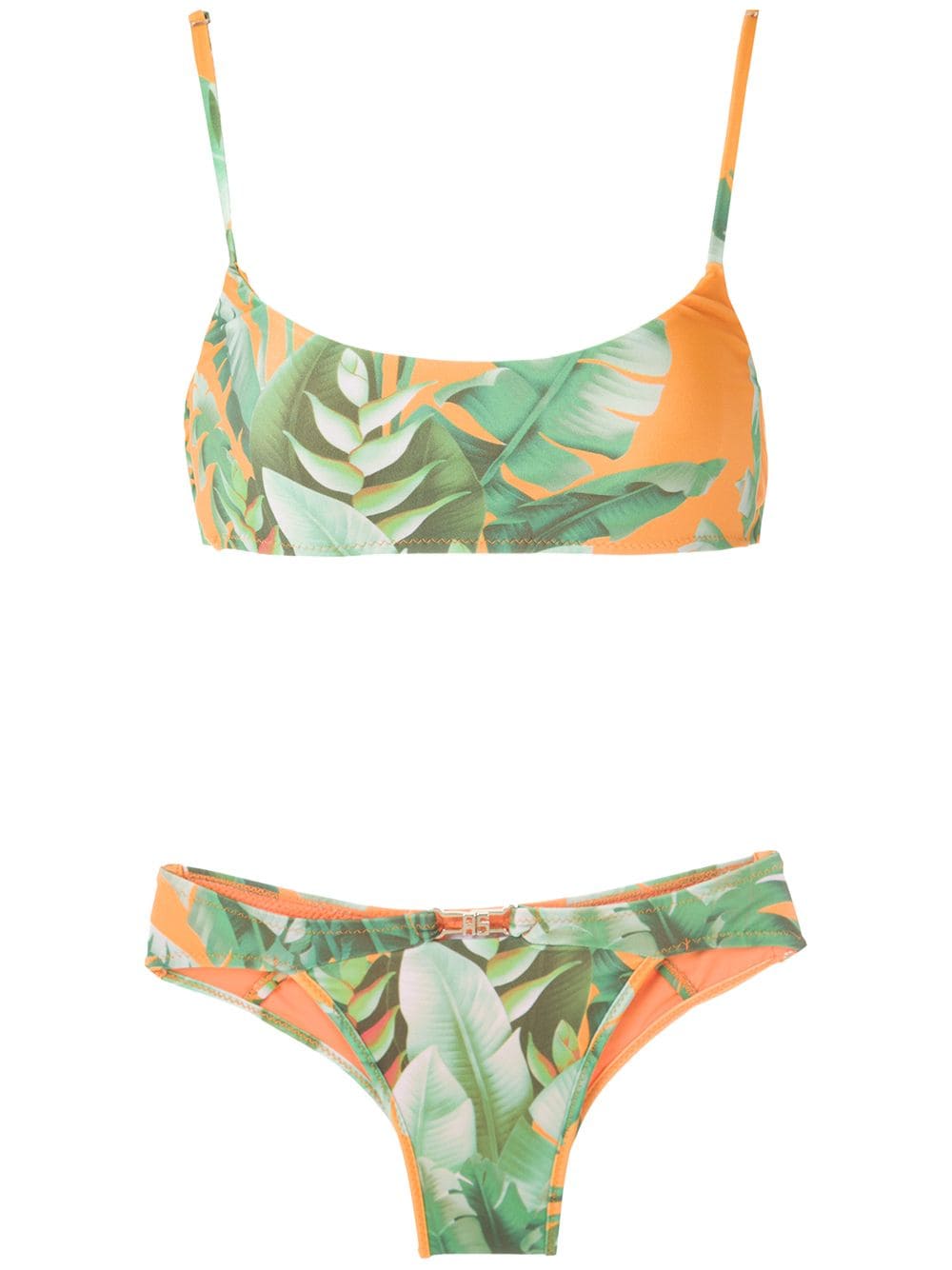 Amir Slama printed bikini set - Green von Amir Slama