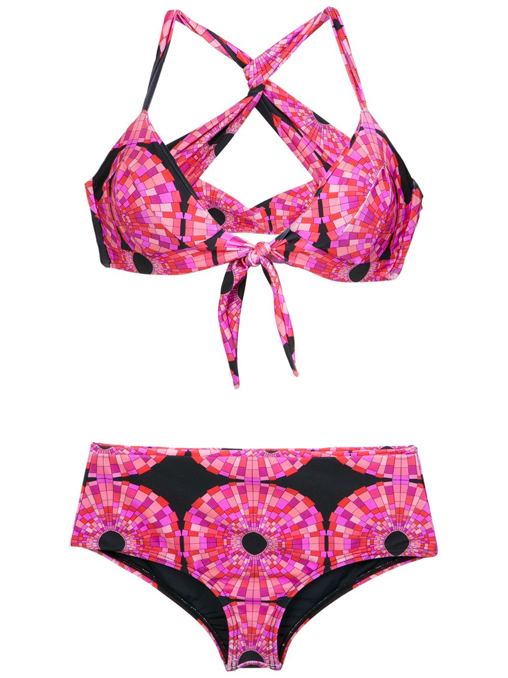 Amir Slama printed bikini set - PINK von Amir Slama