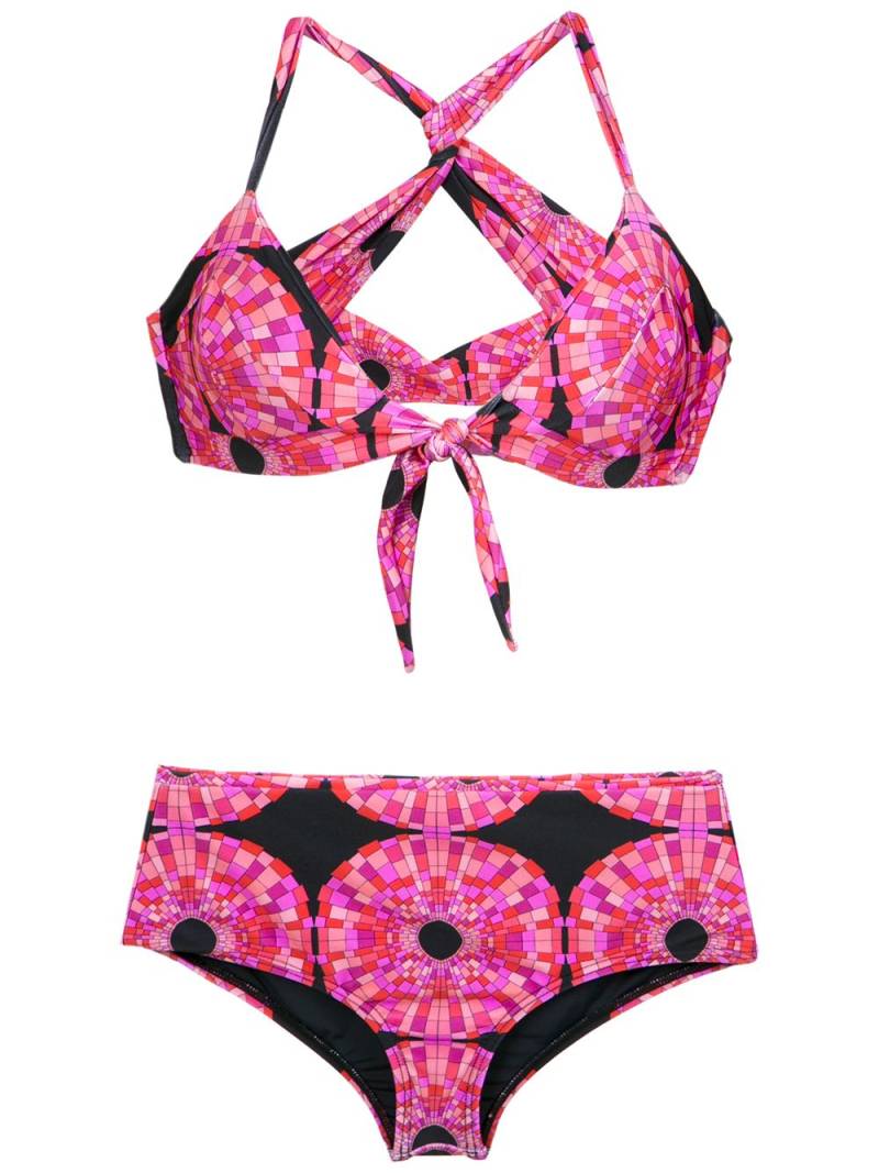 Amir Slama printed bikini set - Pink von Amir Slama