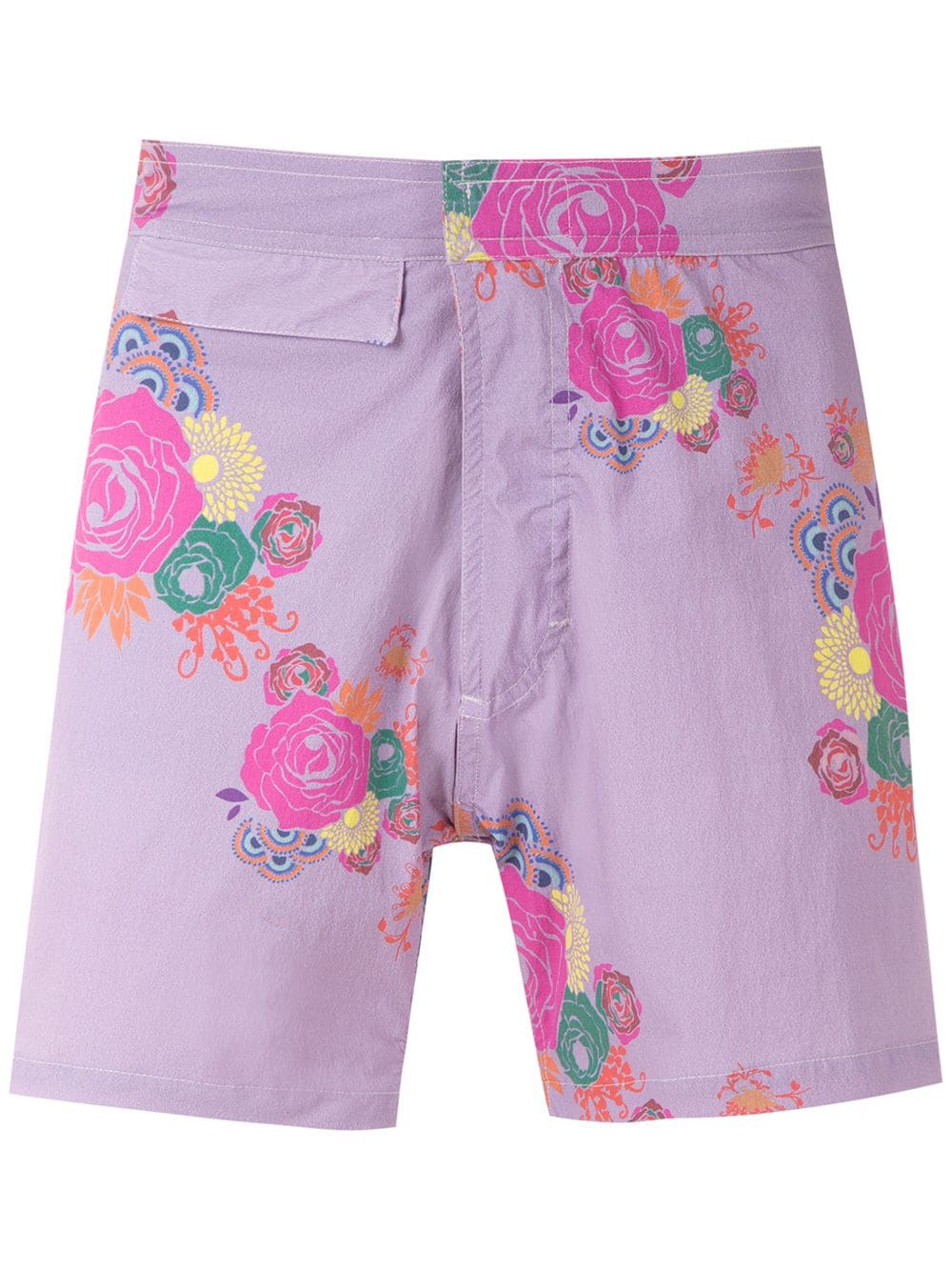 Amir Slama printed shorts - Purple von Amir Slama