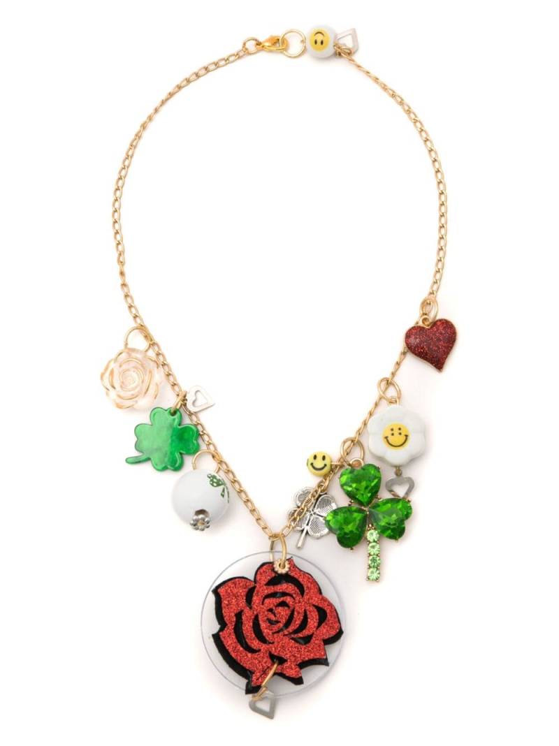 Amir Slama rose-pendant necklace - Gold von Amir Slama