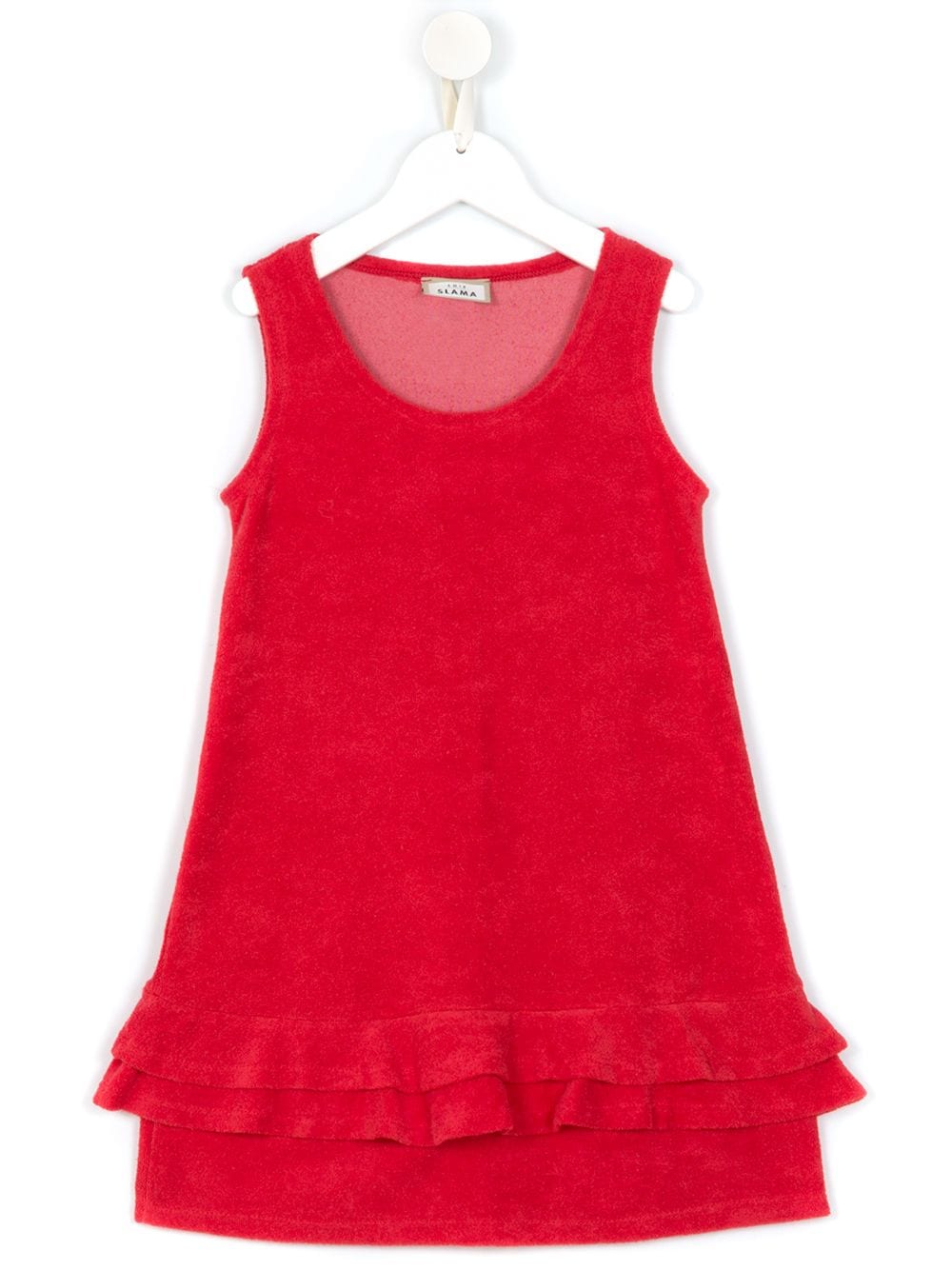 Amir Slama ruffled sleeveless dress - Red von Amir Slama