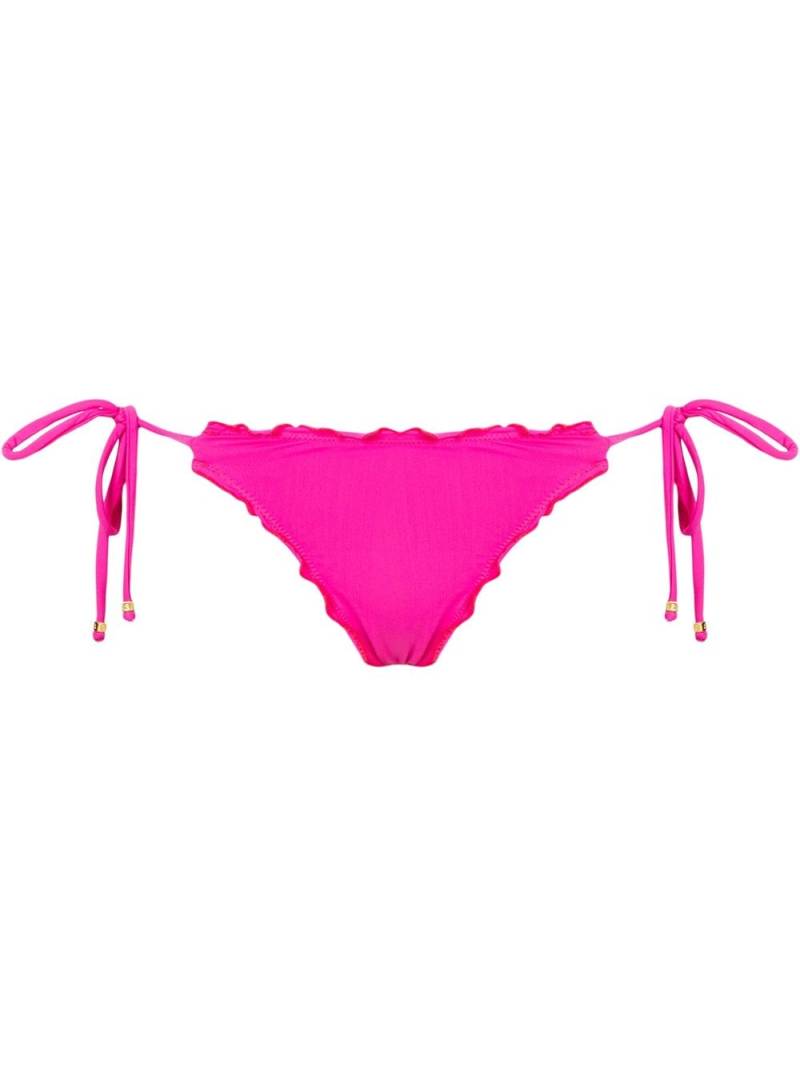 Amir Slama ruffled trim bikini bottom - Pink von Amir Slama