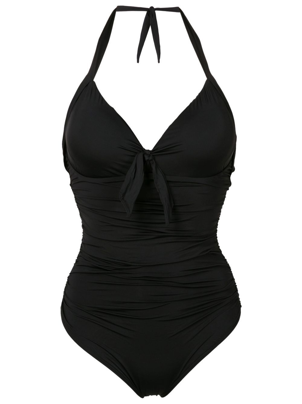 Amir Slama self-tie halterneck swimsuit - Black von Amir Slama