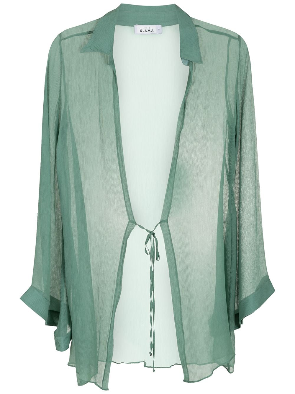 Amir Slama silk beach dress - Green von Amir Slama