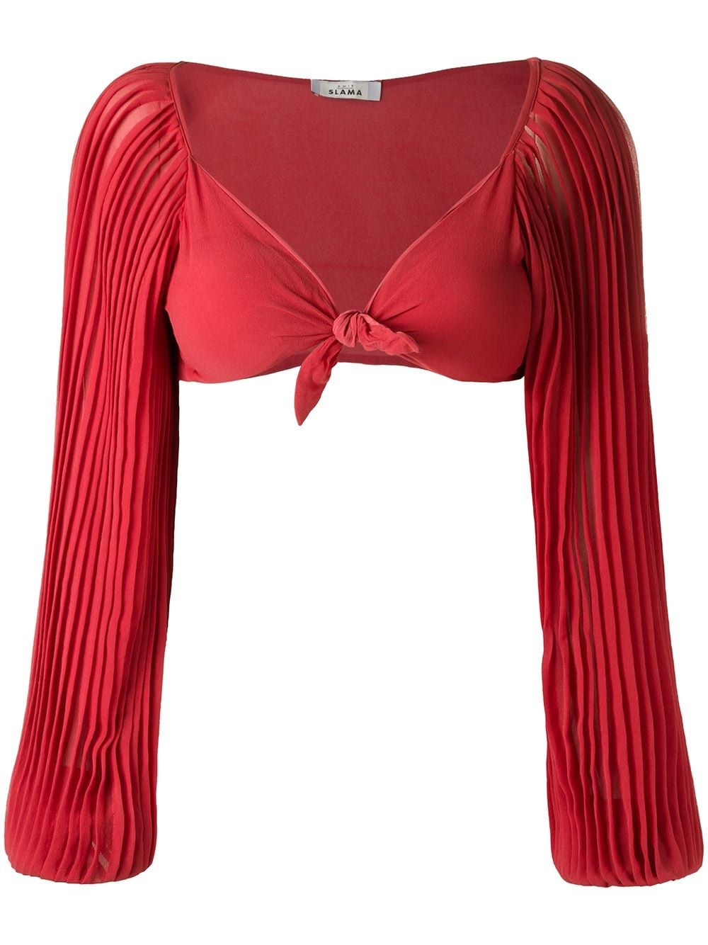 Amir Slama silk top - Red von Amir Slama