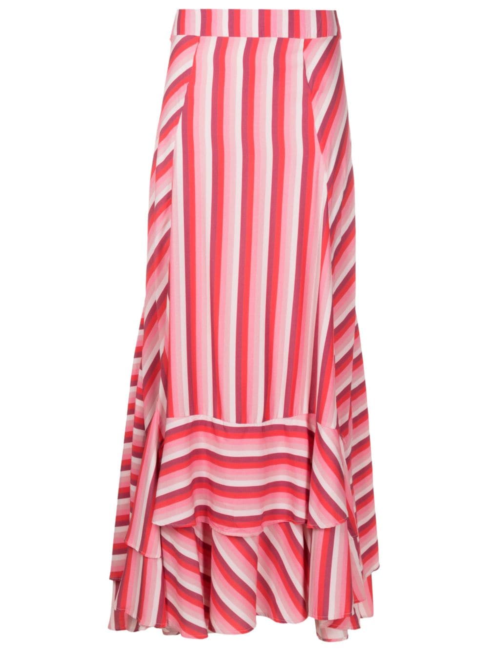 Amir Slama stripe-print maxi skirt - Pink von Amir Slama