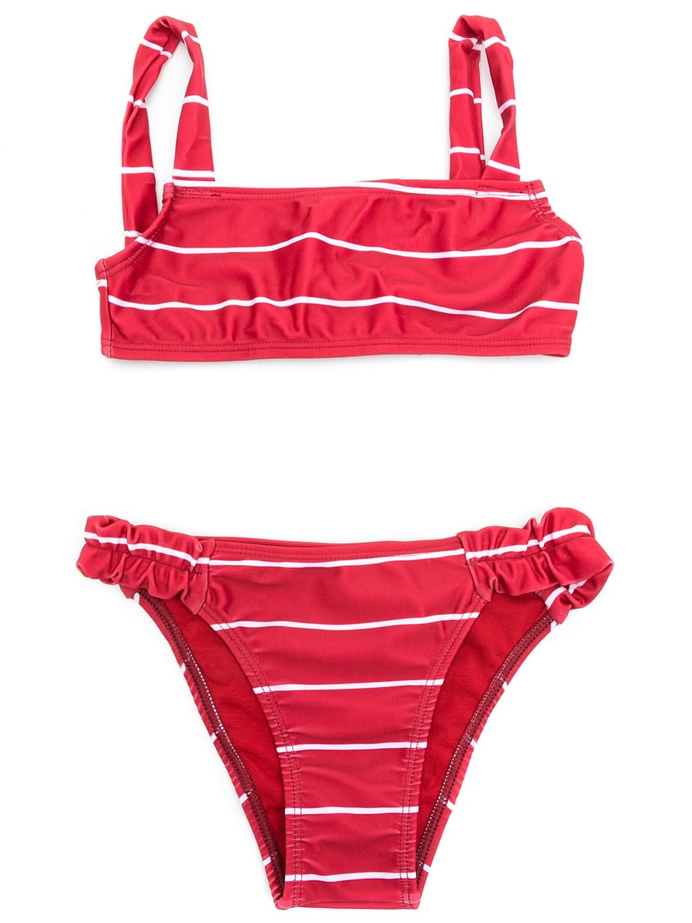 Amir Slama striped bikini set - Red von Amir Slama