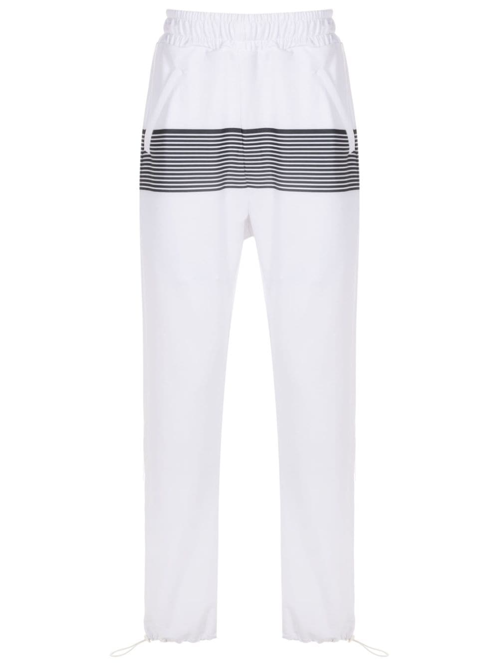 Amir Slama striped straight-leg track pants - White von Amir Slama