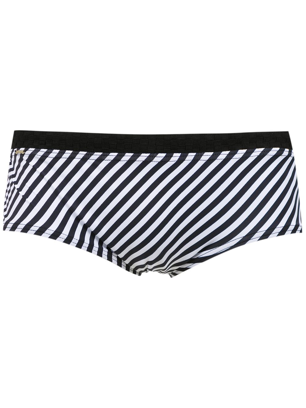 Amir Slama striped swim briefs - Black von Amir Slama