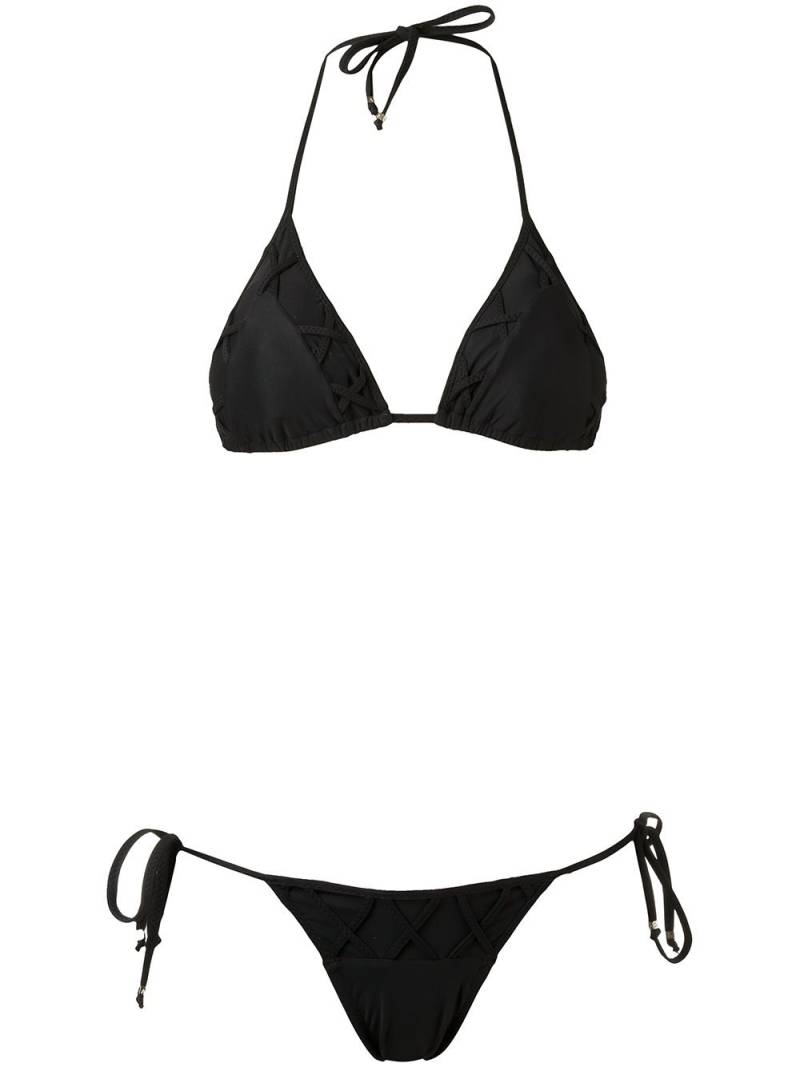 Amir Slama triangle bikini set - Black von Amir Slama
