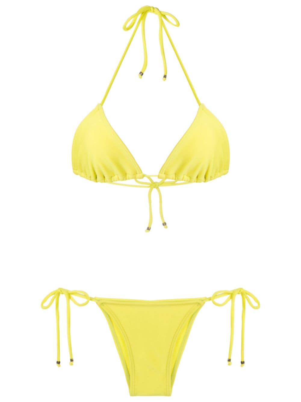 Amir Slama triangle-cup bikini - Yellow von Amir Slama