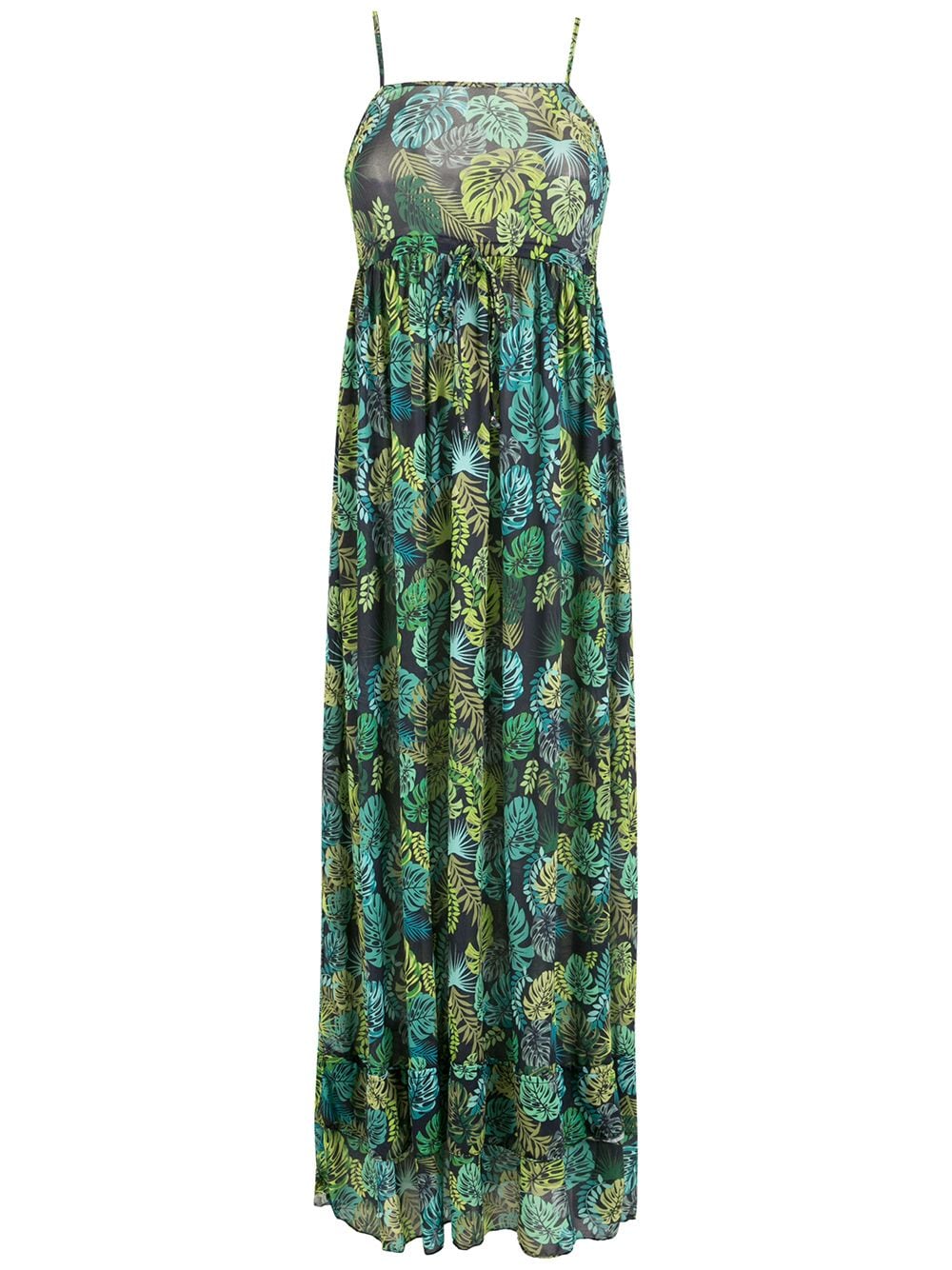 Amir Slama tropical print maxi beach dress - Green von Amir Slama