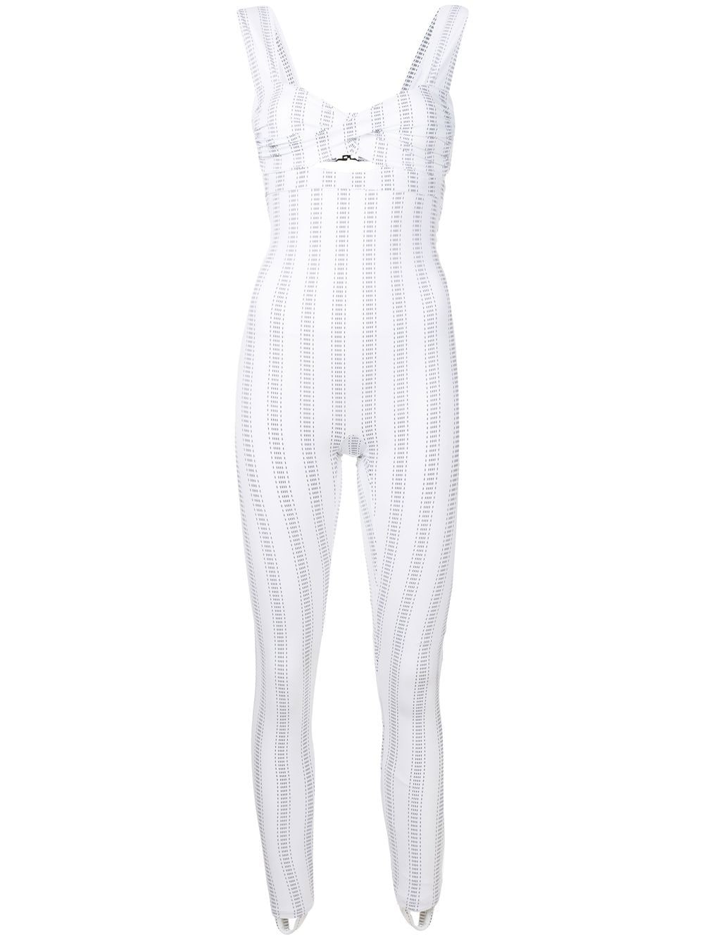 Amir Slama twist-detail sleeveless jumpsuit - White von Amir Slama