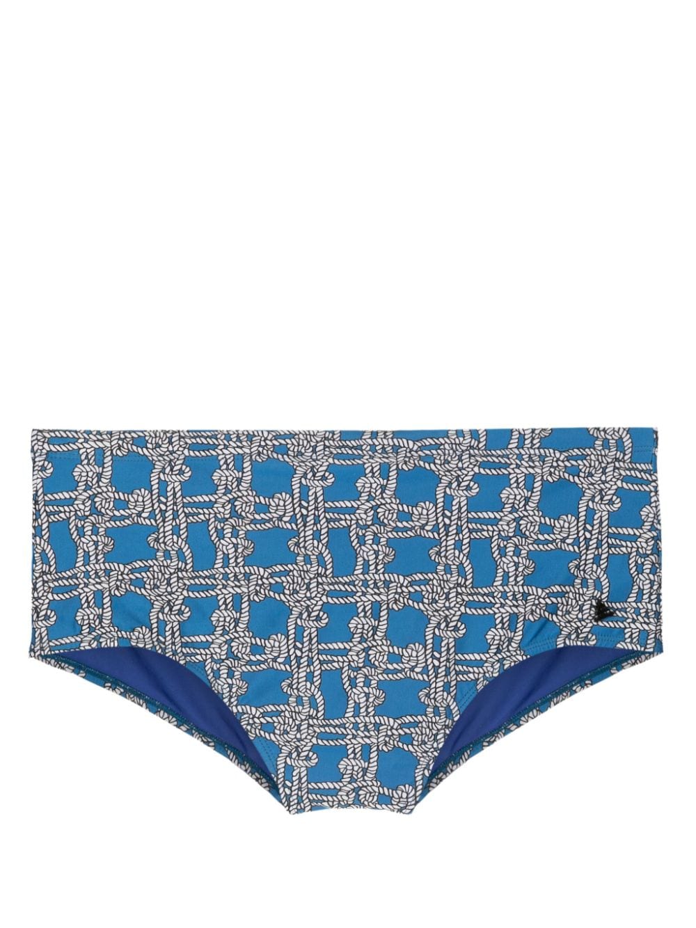 Amir Slama x Mahaslama graphic-print swim shorts - Blue von Amir Slama