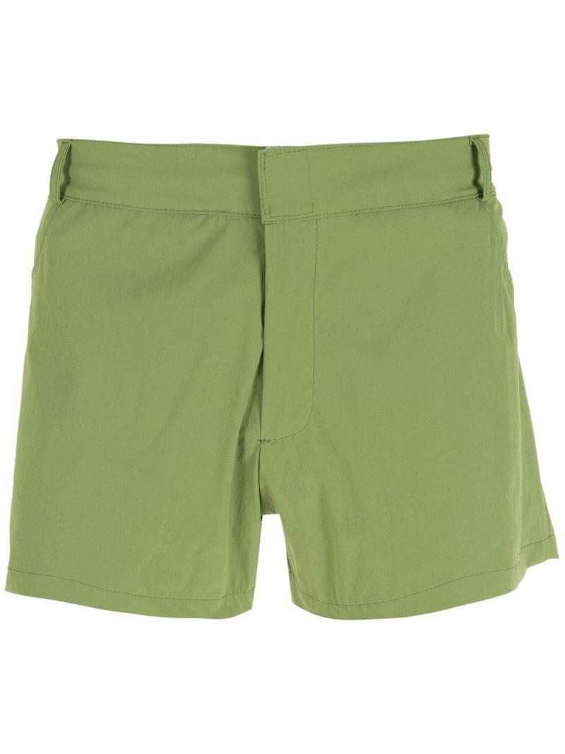 Amir Slama zip-detail shorts - Green von Amir Slama