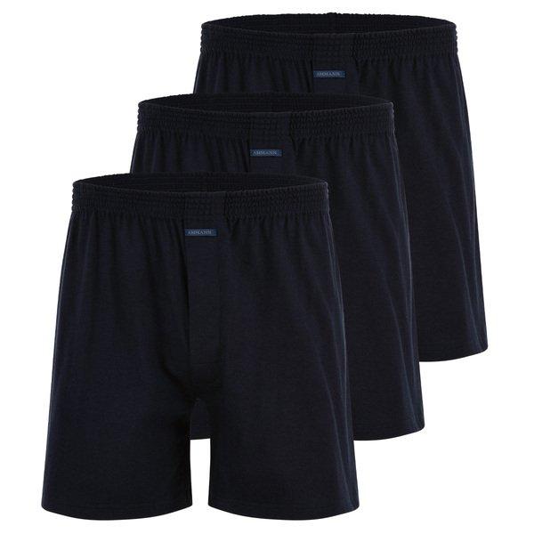 3er Pack Basic - Boxershort Herren Marine 3XL von Ammann