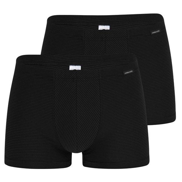 2er Pack Cotton & More - Retro-short Pant Herren Schwarz 5XL von Ammann