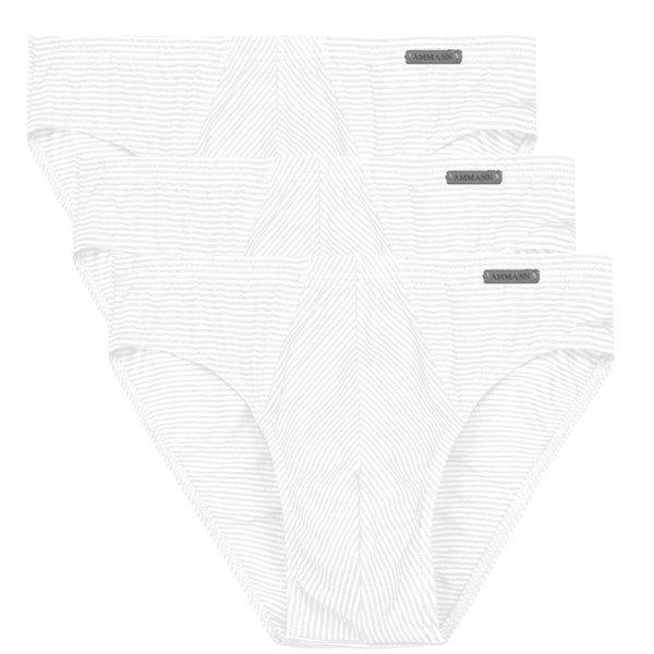 3er Pack Cotton & More - Mini-slip Unterhose Herren Weiss XL von Ammann