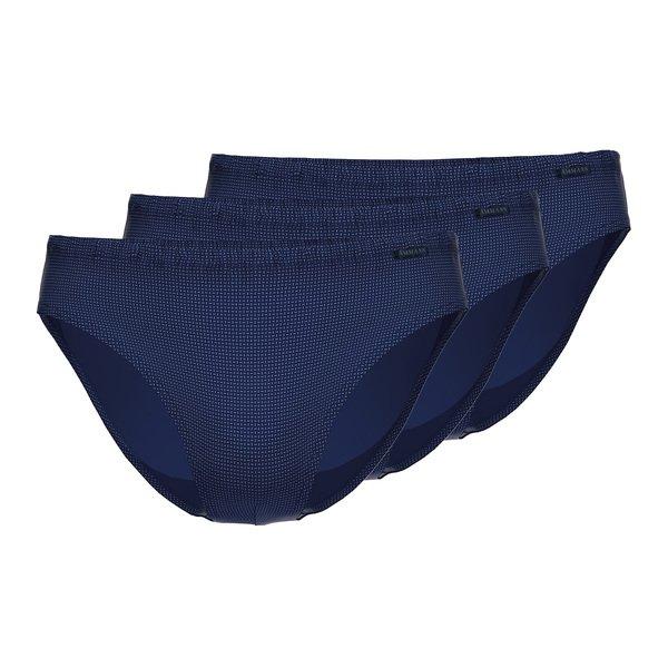 3er Pack Nelson - Mini-slip Unterhose Herren Blau L von Ammann