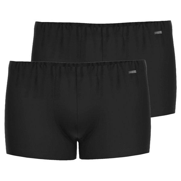 2er Pack Tencel - Retro-short Pant Herren Schwarz XL von Ammann