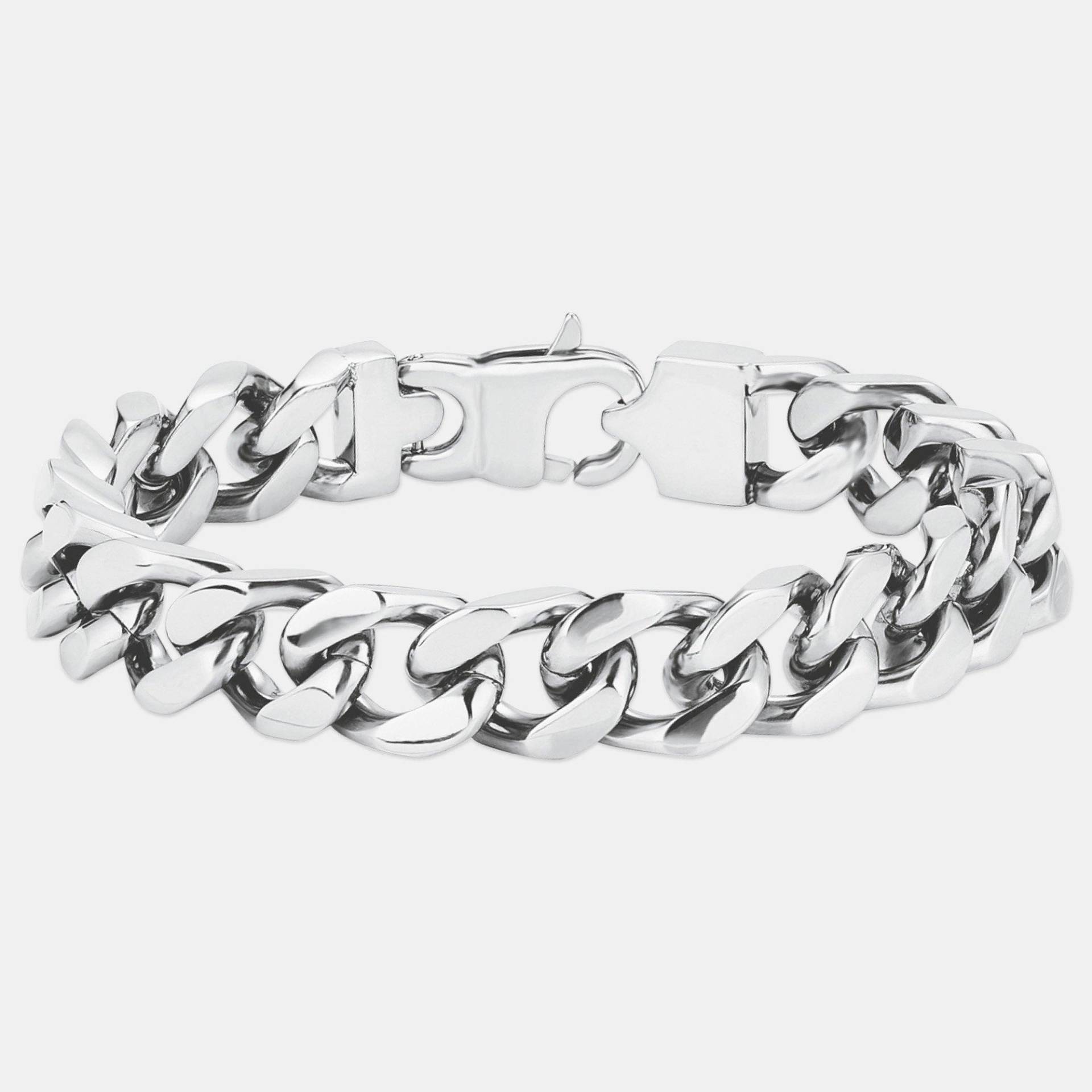 E Armbänder Herren Silber 21cm von amor