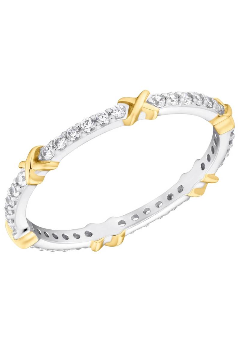 Amor Fingerring »Small Elegance«, mit Zirkonia (synth.) von Amor