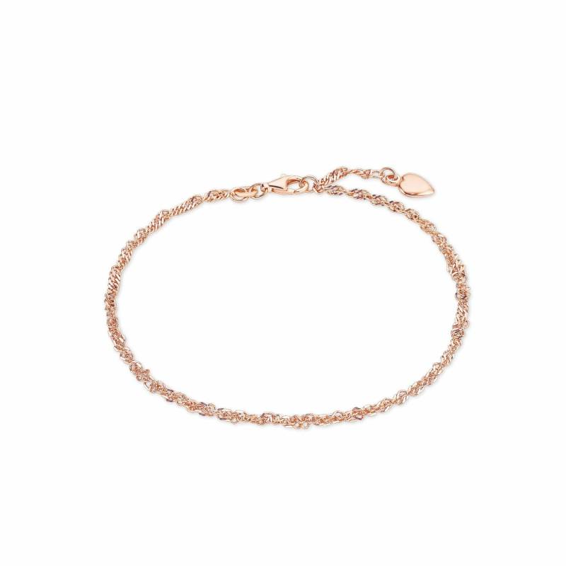 Amor Fusskette mit Anhänger »Schmuck Geschenk Silberfarben 925 Körperschmuck« von Amor