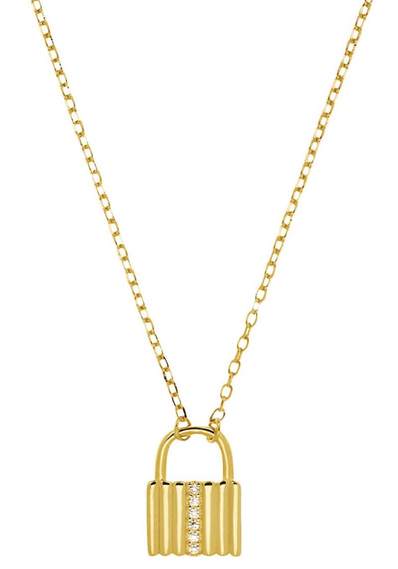 Amor Kette mit Anhänger »2034774, 2034903«, mit Zirkonia (synth.) von Amor