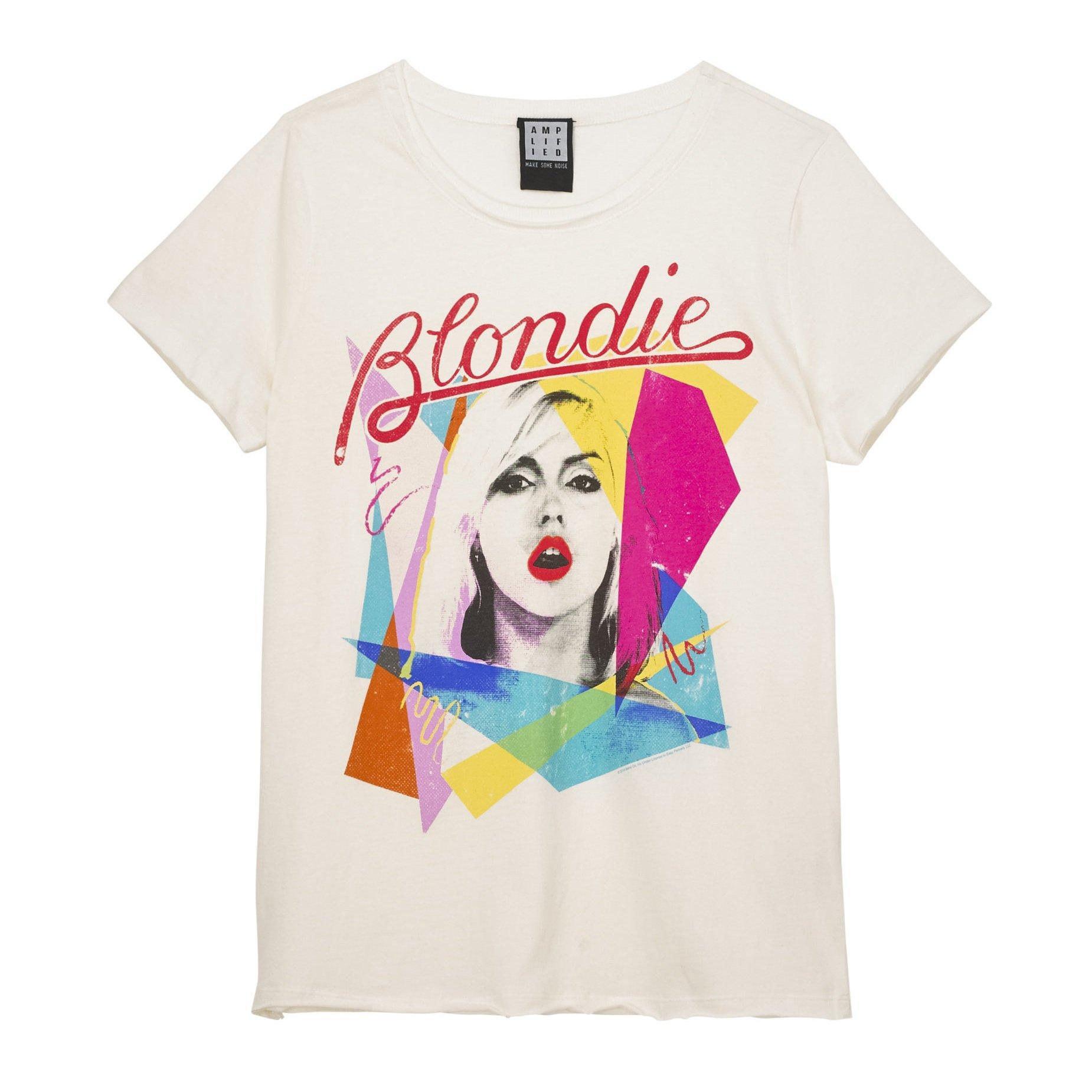 Blondie Ahoy 80s Tshirt Damen Weiss S von Amplified