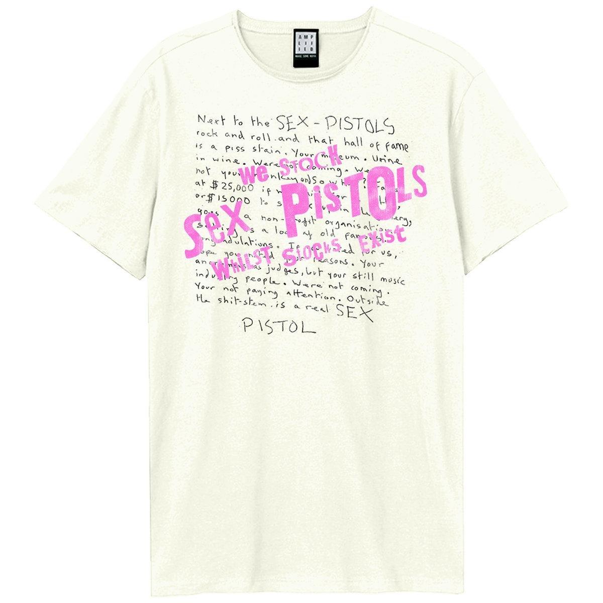 Filthy Letter Tshirt Damen Weiss M von Amplified