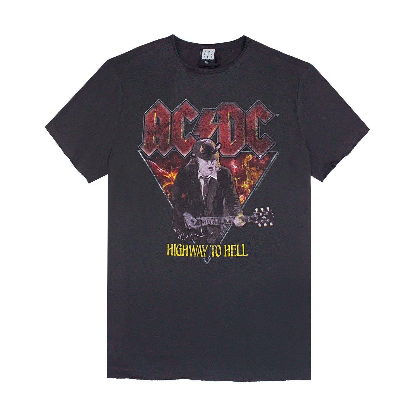 Highway To Hell Tshirt Herren Schwarz S von Amplified